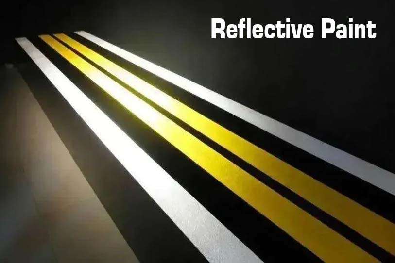 How to use reflective powder for paint?