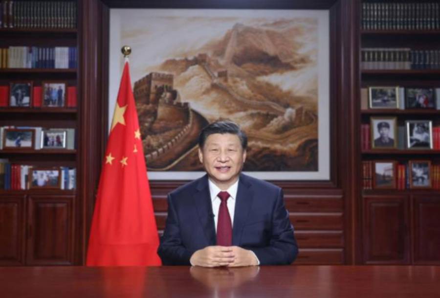 presiden xi jinping menyampaikan pesan tahun baru untuk 2022
